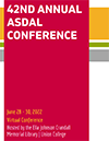 42nd Annual, 2022 ASDAL Program cover page